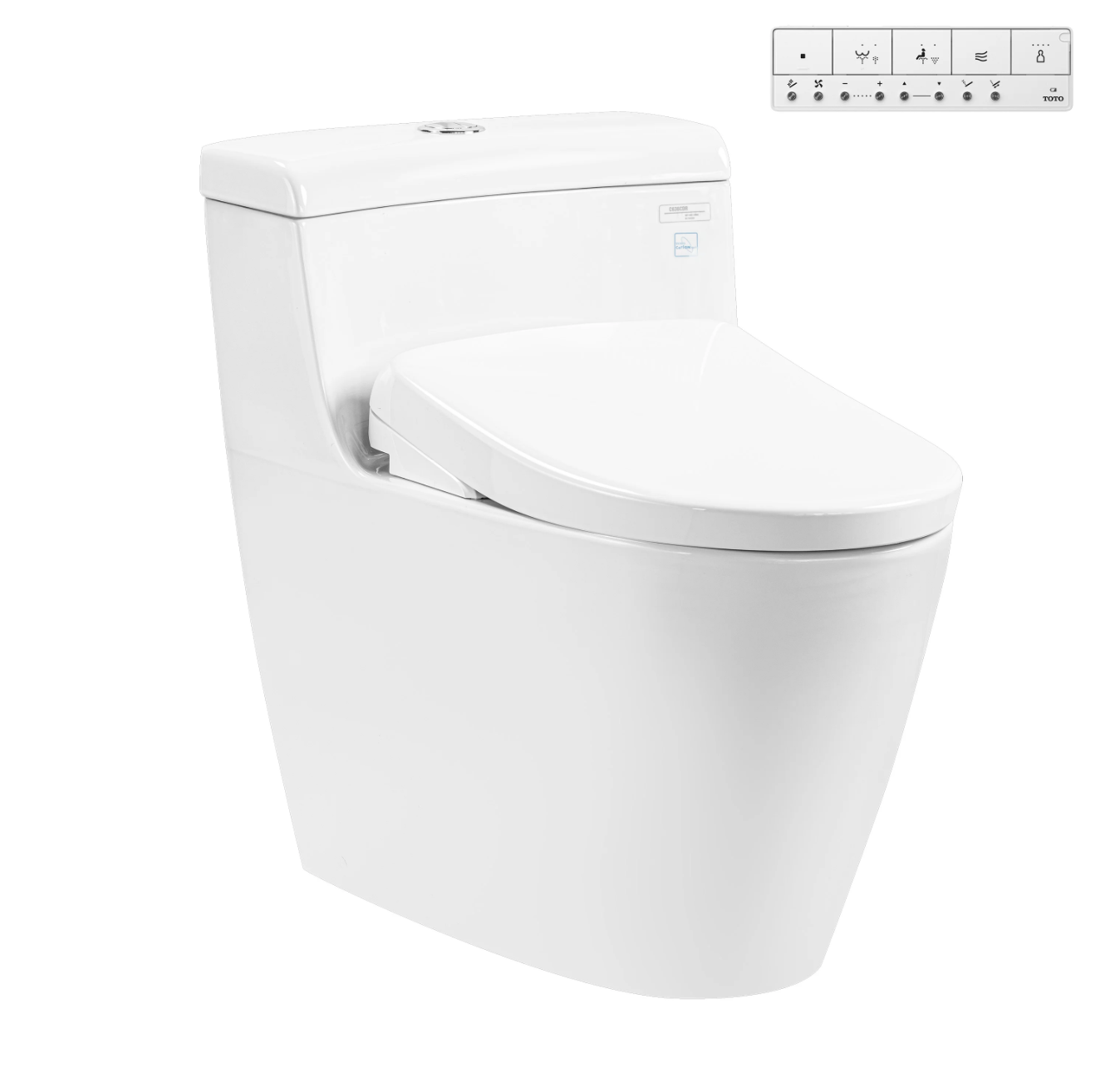 Bàn cầu 1 khối kèm nắp rửa điện tử WASHLET dòng S7 – TCF47360GAA