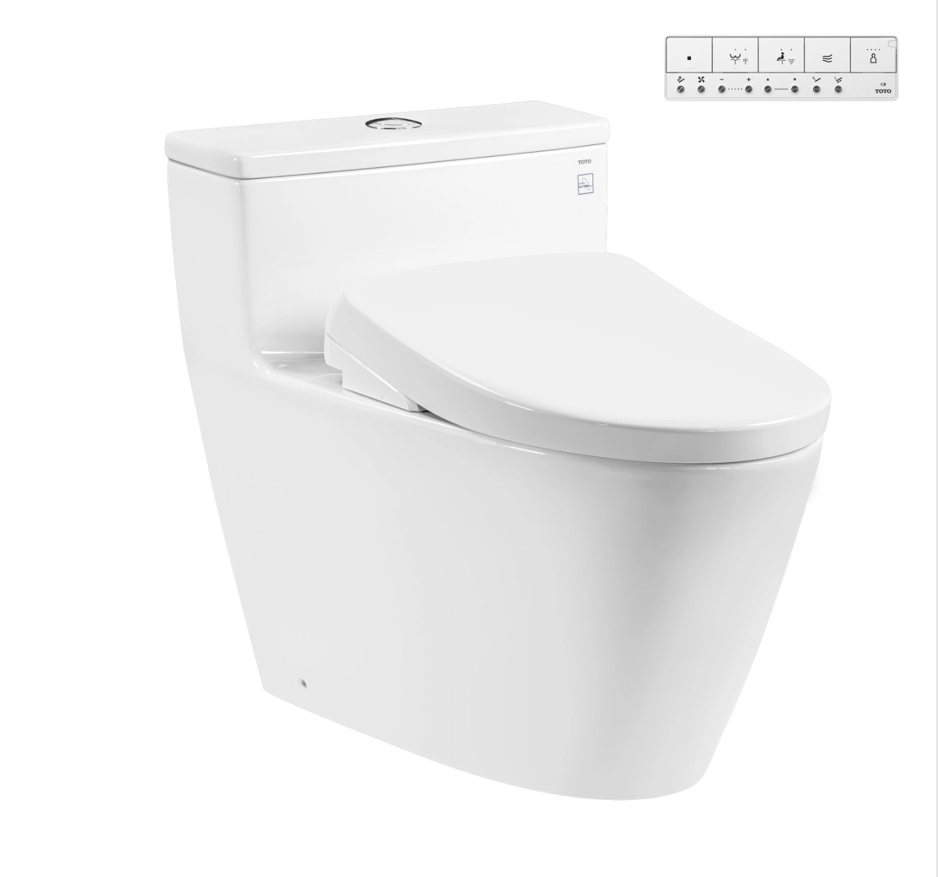 Bàn cầu 1 khối kèm nắp rửa điện tử WASHLET dòng S7 – TCF47360GAA