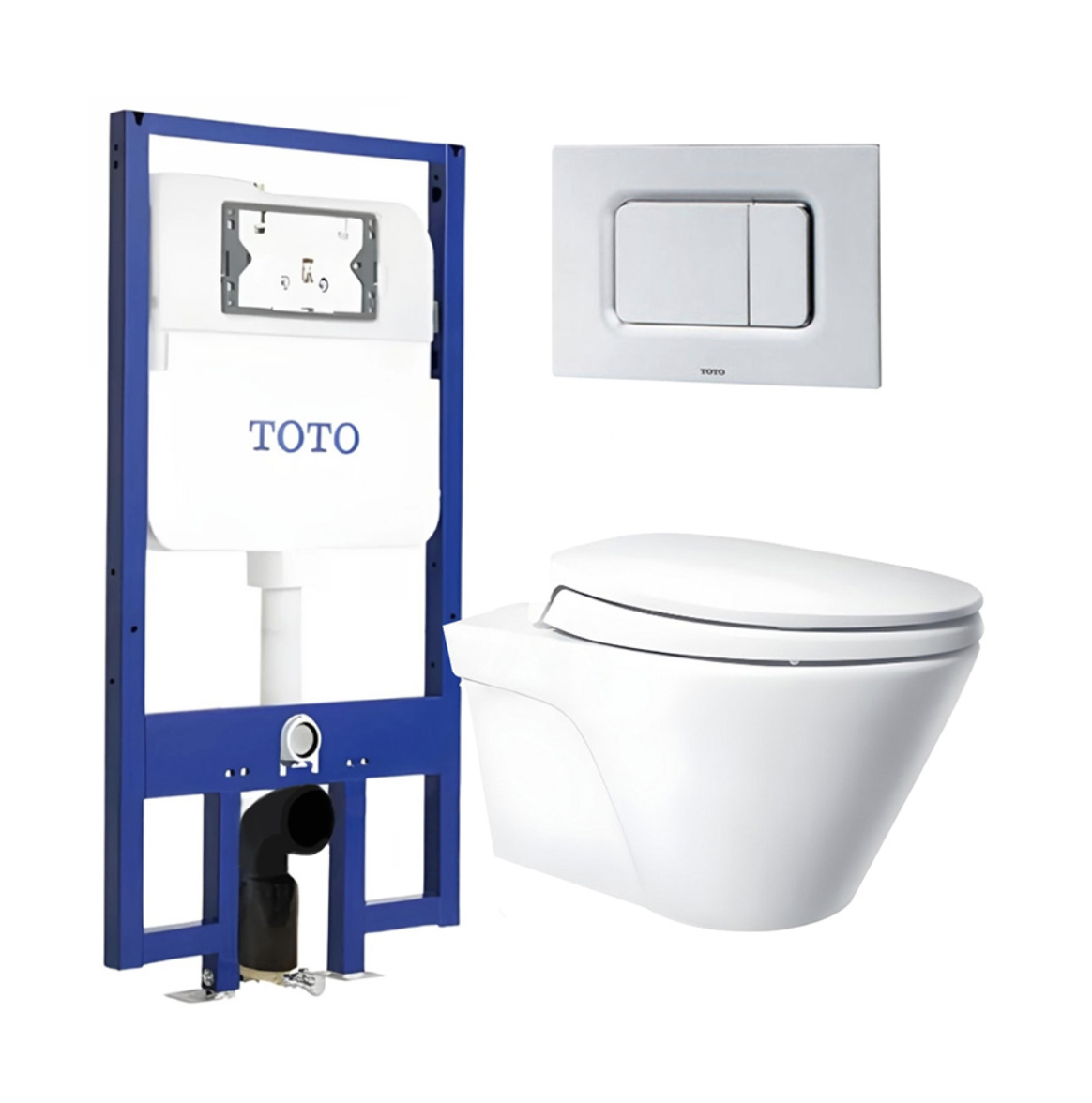 Bồn Cầu TOTO CW822RA/TC393VS/WH171A/MB170P#SS Treo Tường